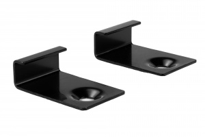 Стартовый черный кляймер, клипса, крепеж для террсной доски ДПК. Нержавеющая сталь 304 — Black Deck