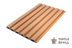 Реечная панель ДПК Fence Lines Siberian Pine (желтая)